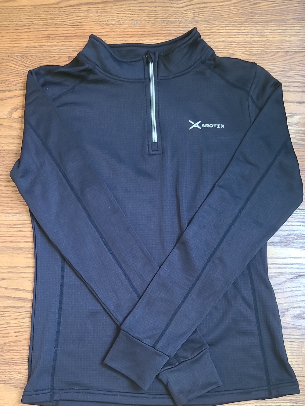 Arctix Black Women's Quarter-Zip Turtleneck Pullover